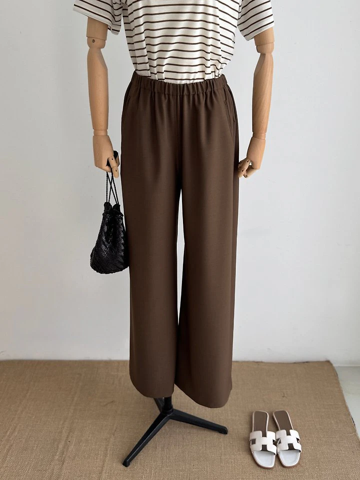 Twill Banding Pants by Heize for Women - view 3