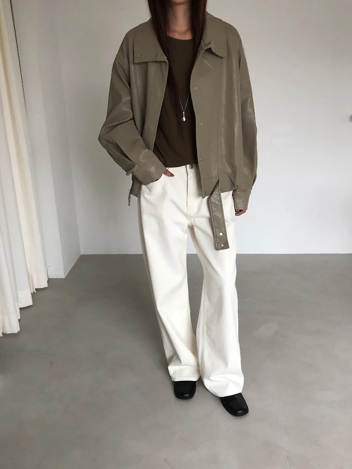 Neroli Leather Jacket by Heize for Women - view 2