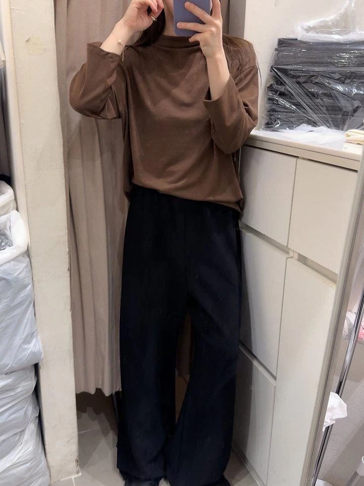 7-Sleeve Turtleneck Tee by Heize for Women - view 3