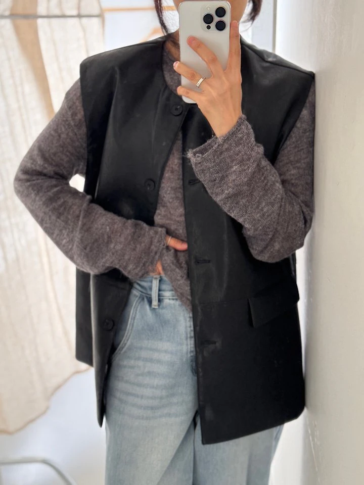 Vintage Round Knit by Heize for Women - view 7