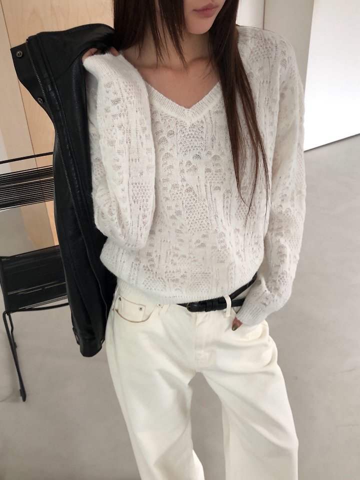 Matin V-neck Knit by Heize for Women - view 6