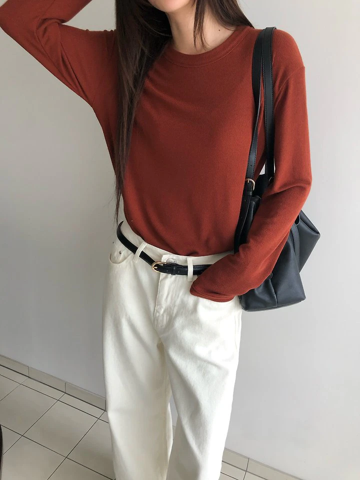 Urban Ribbed Tee by Heize for Women - view 5