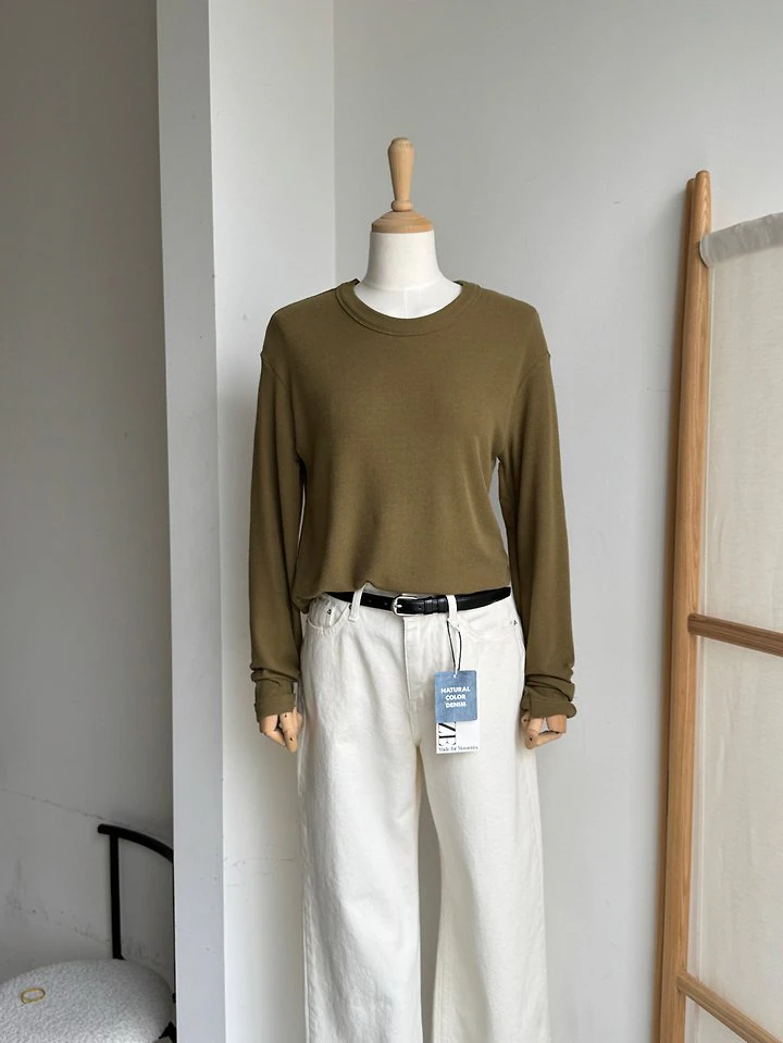 Urban Ribbed Tee by Heize for Women - view 7