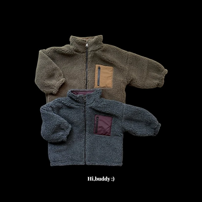 Fleece Reversible Jacket by HI BUDDY for Child - view 2