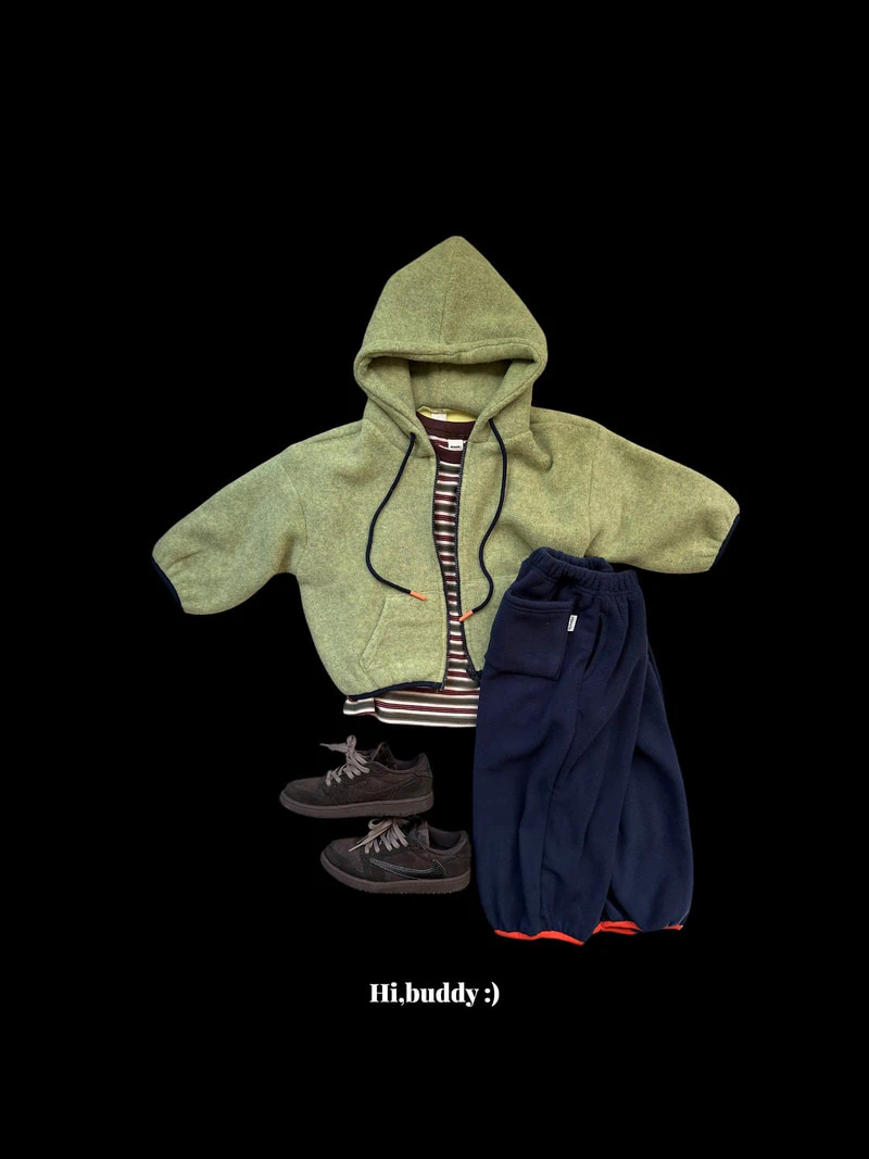 Neon Fleece Jogger Pants by HI BUDDY for Child - view 2