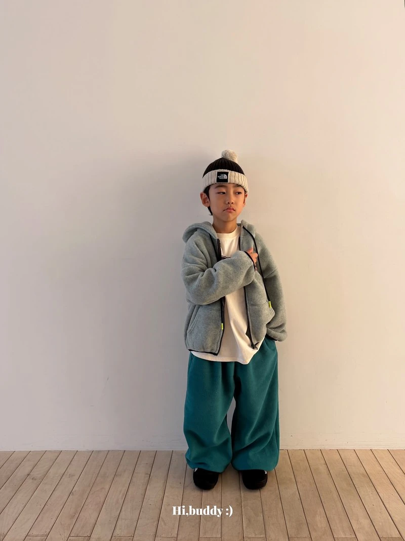 Neon Fleece Jogger Pants by HI BUDDY for Child - view 4