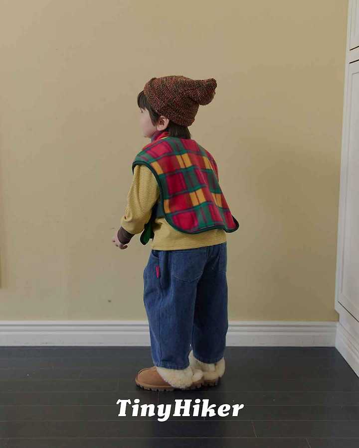 Cozy Loose Denim Pants by Hiker for Child - view 5