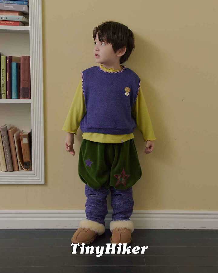 Color Pop Lettuce Trim Tee by Hiker for Child - view 9