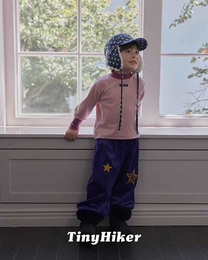 Cotton Candy Rib Trim Tee by Hiker for Child - view 7