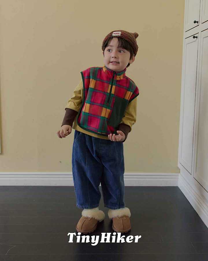 Cozy Loose Denim Pants by Hiker for Child - view 6