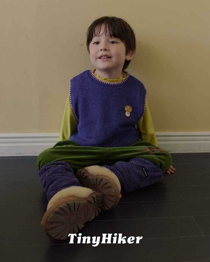 Mushroom Melange Vest by Hiker for Child - view 11