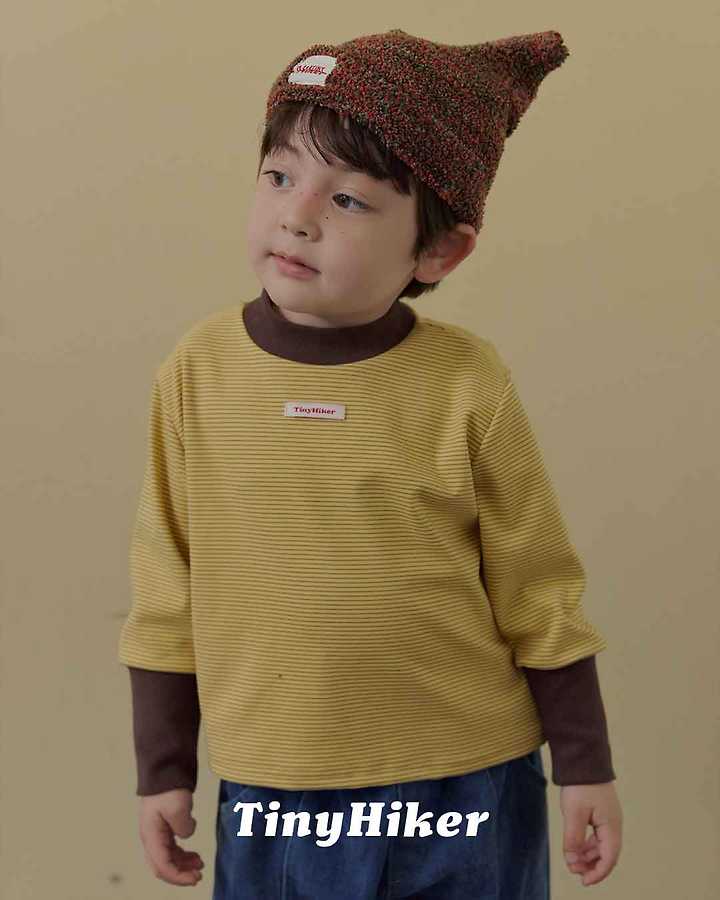 Cotton Candy Rib Trim Tee by Hiker for Child - view 10