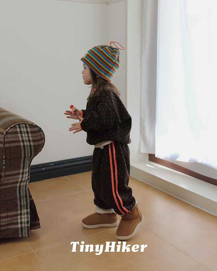 Petit Dot Fleeced Pants by Hiker for Child - view 9
