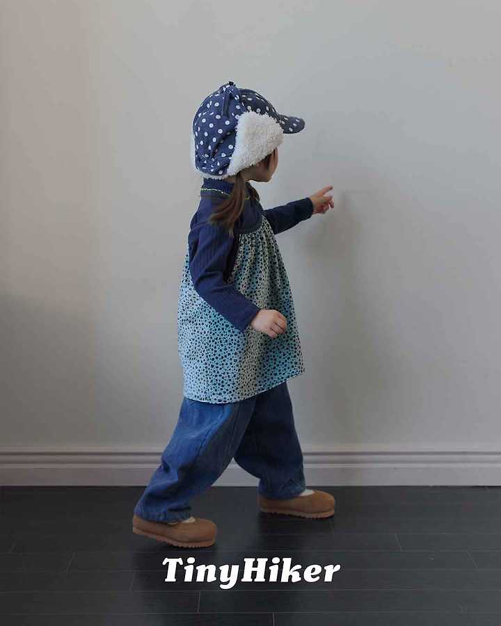Cozy Loose Denim Pants by Hiker for Child - view 9