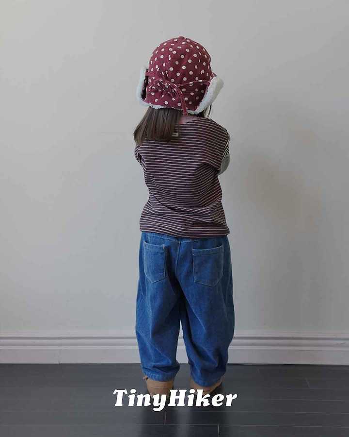 Cozy Loose Denim Pants by Hiker for Child - view 10