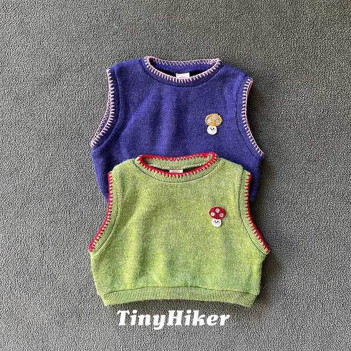 Mushroom Melange Vest by Hiker for Child - view 1