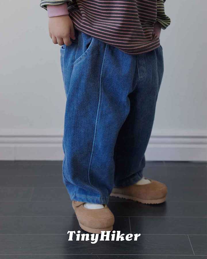 Cozy Loose Denim Pants by Hiker for Child - view 12