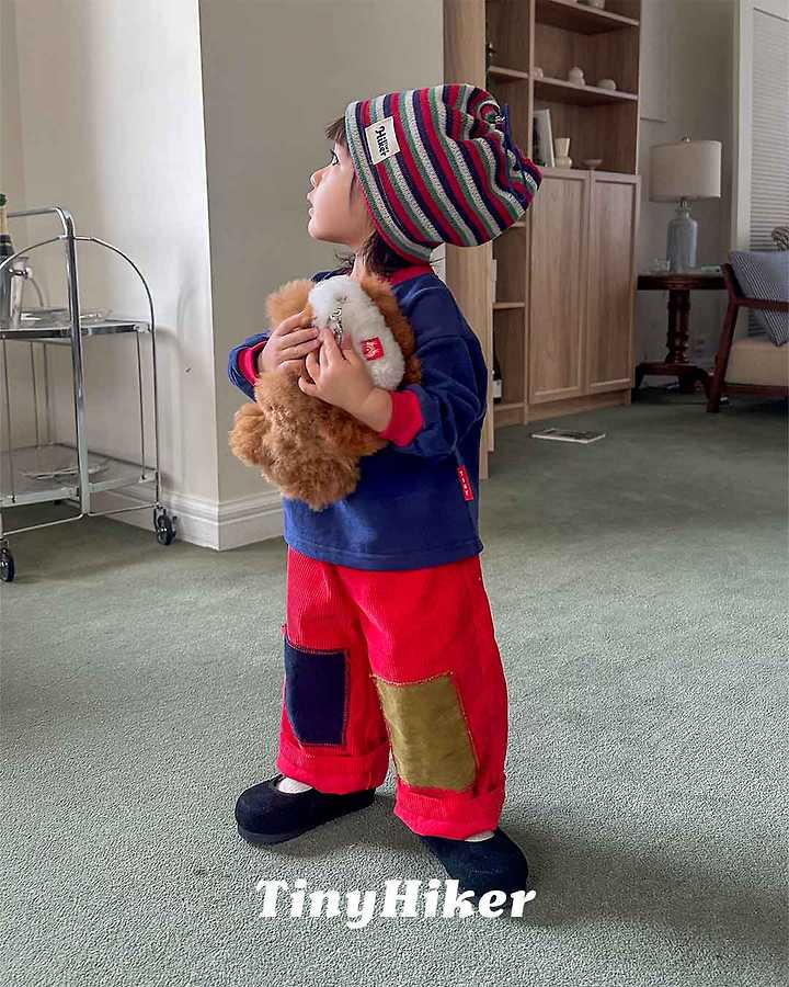Patch Corduroy Pants by Hiker for Child - view 5