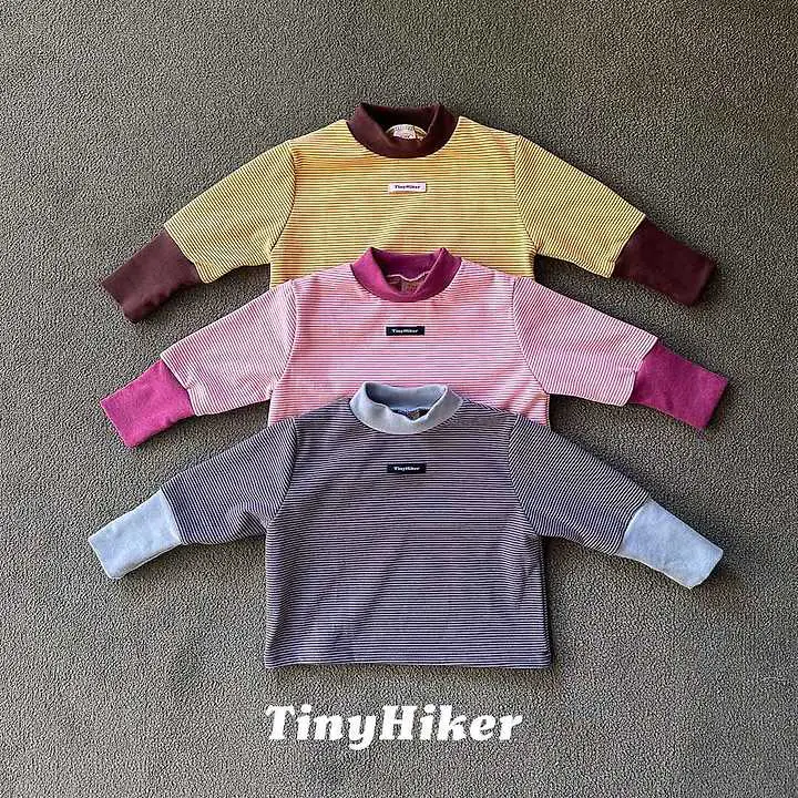 Cotton Candy Rib Trim Tee by Hiker for Child - view 1