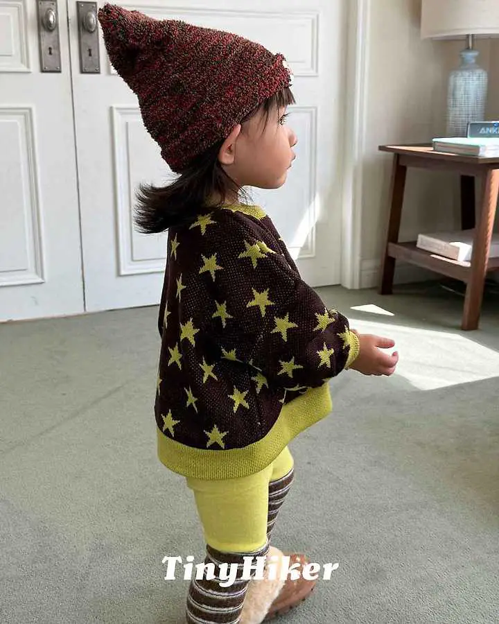 Star Gram Knit Sweatshirt by Hiker for Child - view 10
