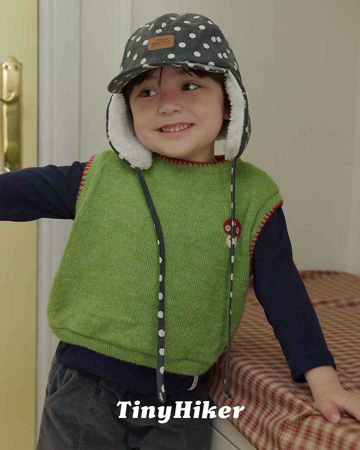 Mushroom Melange Vest by Hiker for Child - view 5