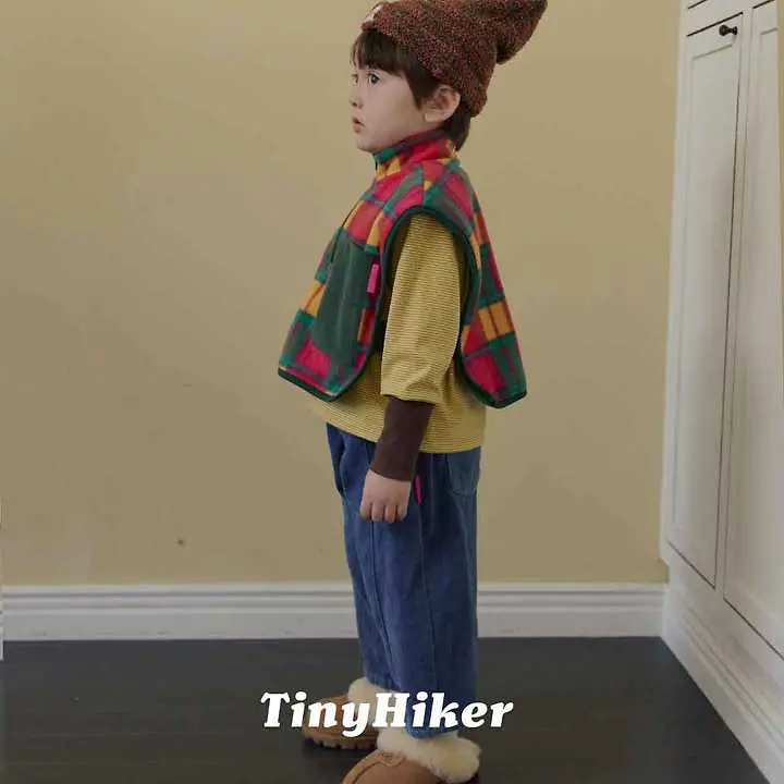 Cotton Candy Rib Trim Tee by Hiker for Child - view 4