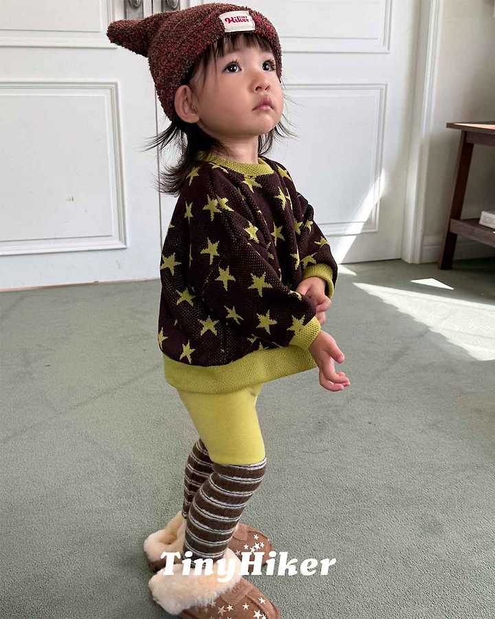 Star Gram Knit Sweatshirt by Hiker for Child - view 11