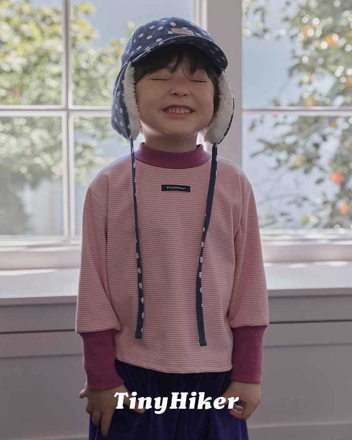 Cotton Candy Rib Trim Tee by Hiker for Child - view 6