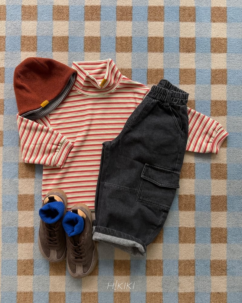 Striped Big Turtleneck Tee by Hikiki for Child - view 4