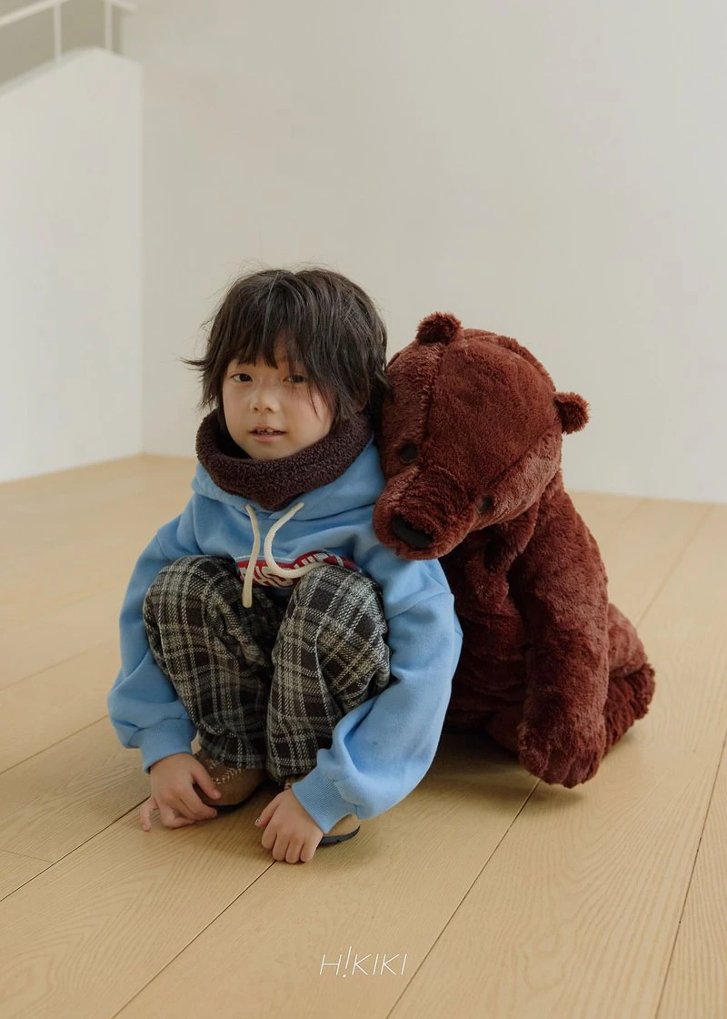 Wool Check Pants by Hikiki for Child - view 2