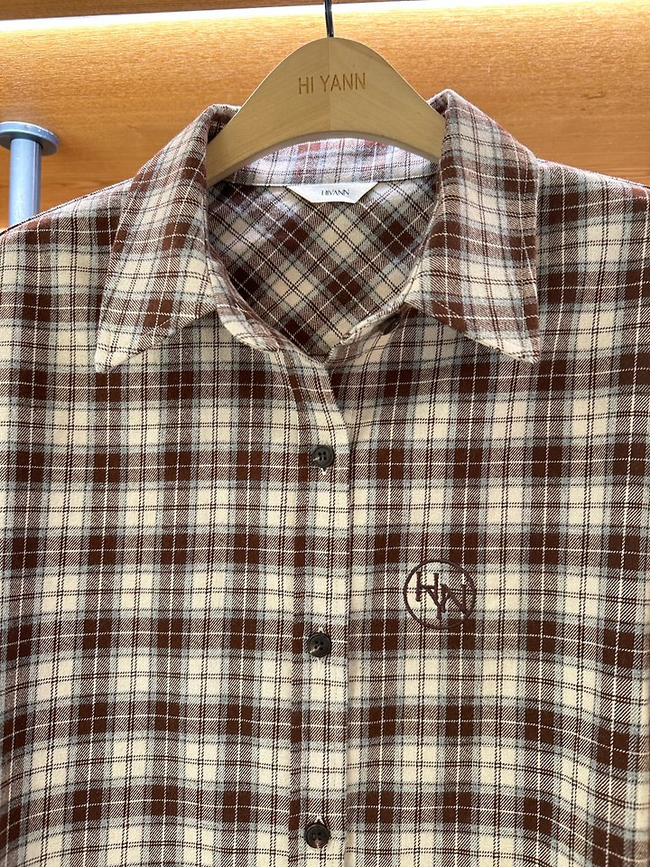 Barnett Check Shirt by Hiyann for Women - view 2