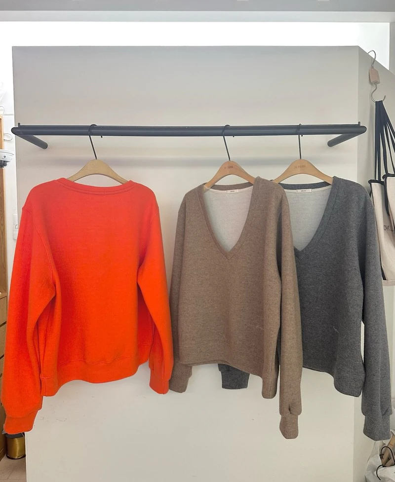 Wool V-neck Knit by Hiyann for Women - view 2