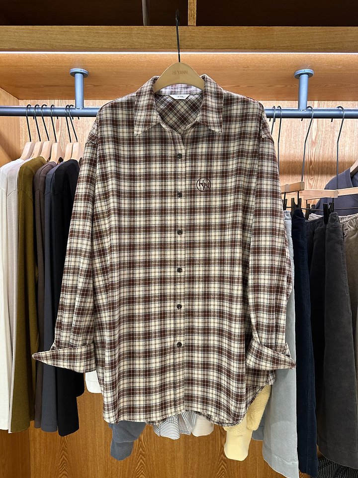 Barnett Check Shirt by Hiyann for Women - view 1
