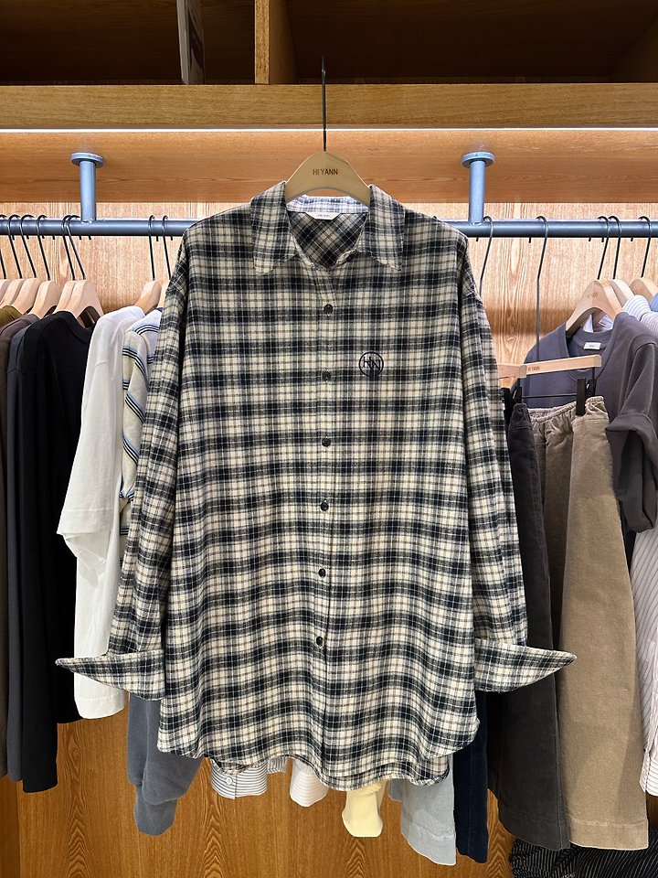 Barnett Check Shirt by Hiyann for Women - view 3