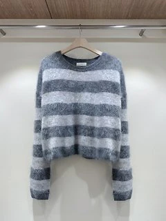 Cashmere Hairy Striped Knit by J dew for Women - view 3