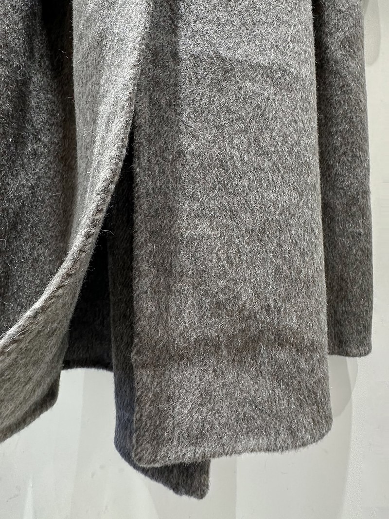 Double-Layered Knit Sleeve Handmade Coat by J dew for Women - view 11