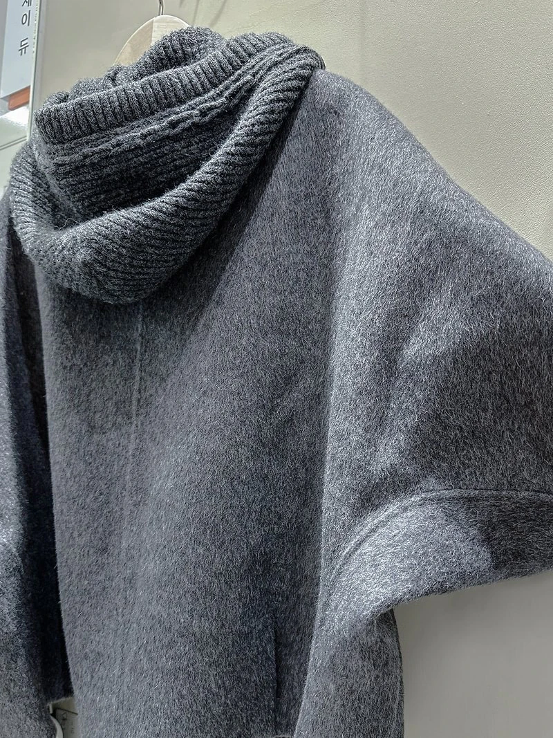 Knit Hooded Handmade Jacket by J dew for Women - view 10