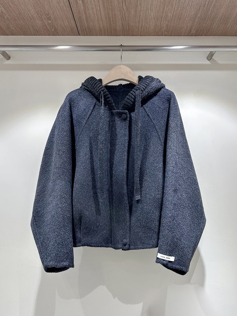 Knit Hooded Handmade Jacket by J dew for Women - view 2