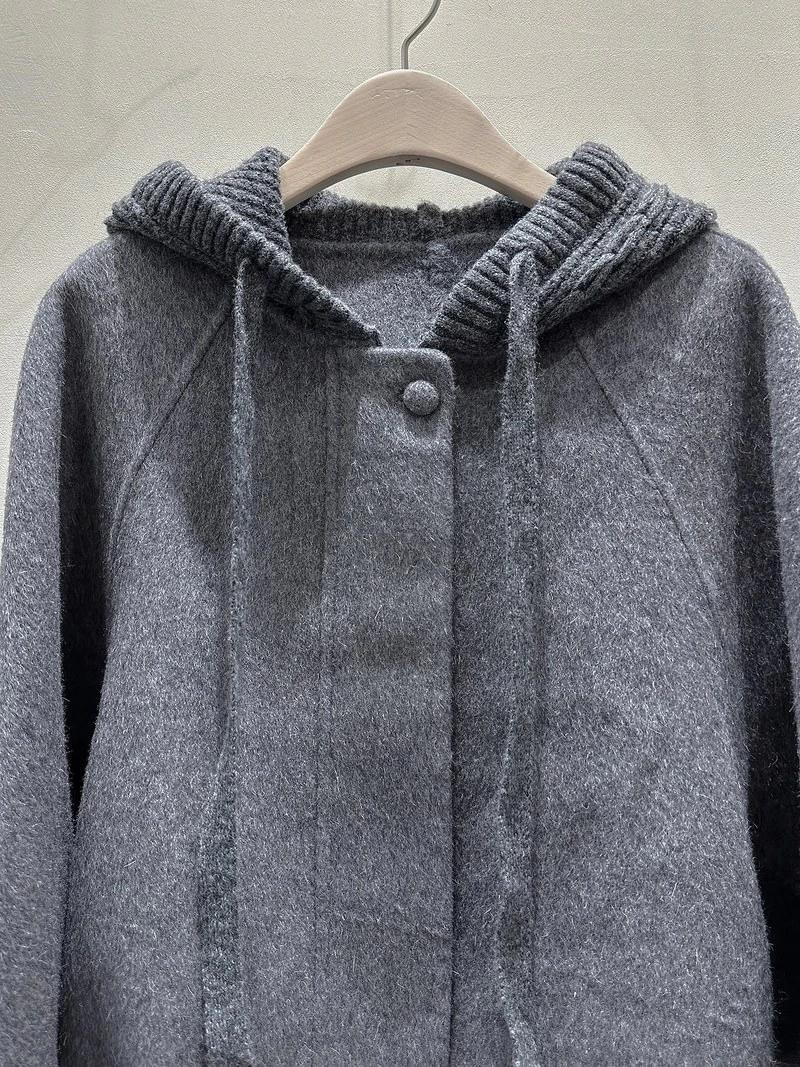 Knit Hooded Handmade Jacket by J dew for Women - view 4