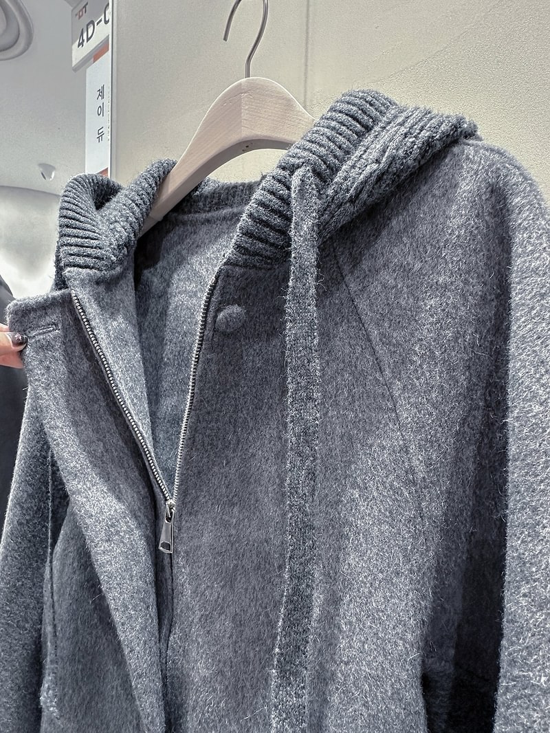 Knit Hooded Handmade Jacket by J dew for Women - view 6