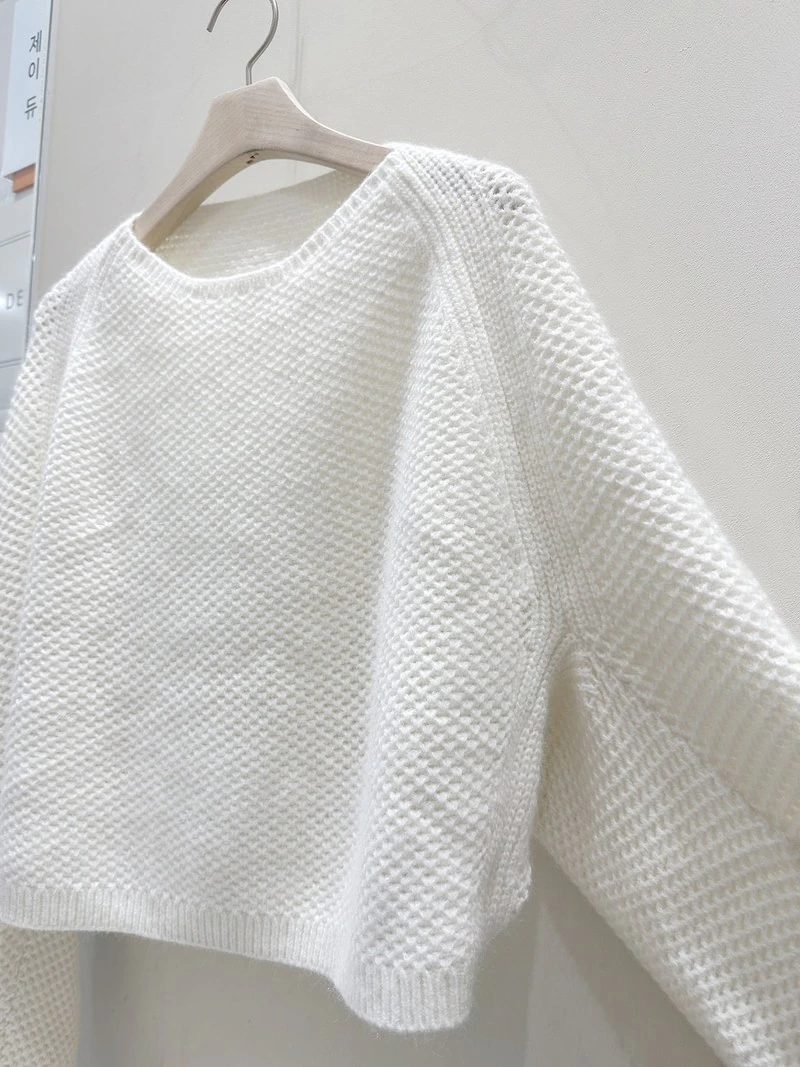 Ray Drop Shoulder Knit by J dew for Women - view 7