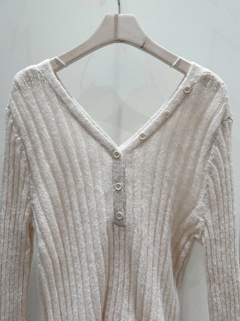 Two-Way Both V-Neck Button Cardigan by J dew for Women - view 9