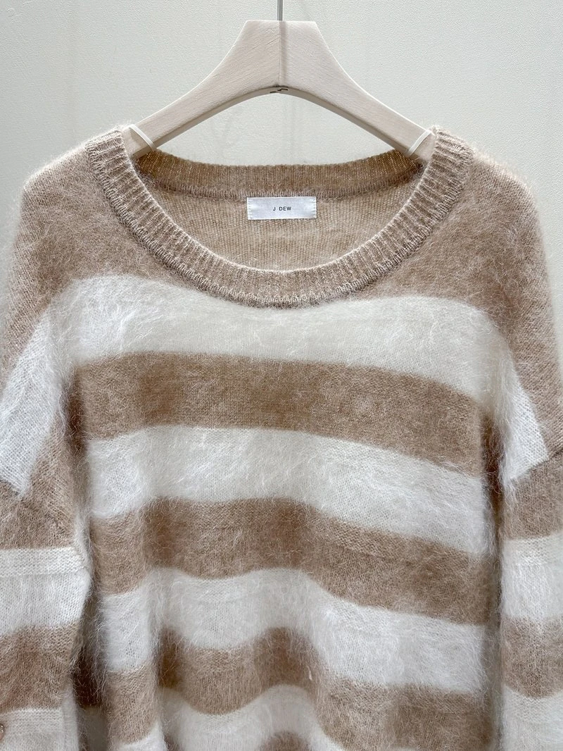 Cashmere Hairy Stripe Knit by J dew for Women - view 5