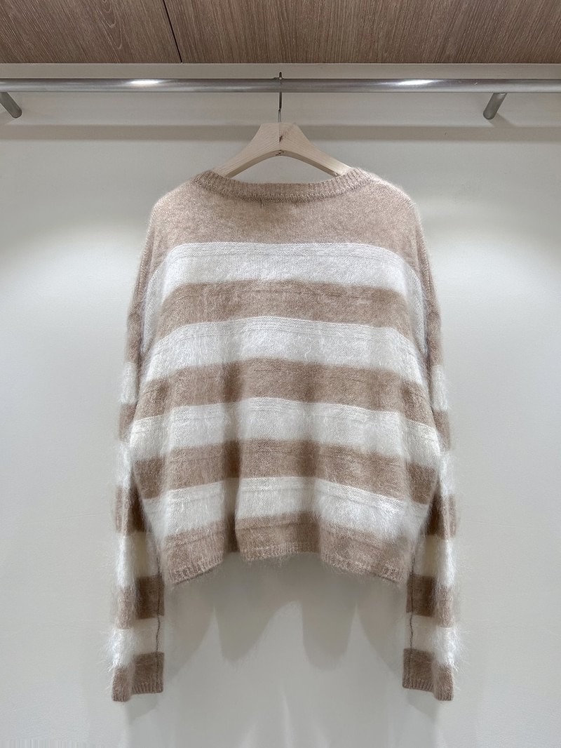 Cashmere Hairy Stripe Knit by J dew for Women - view 4