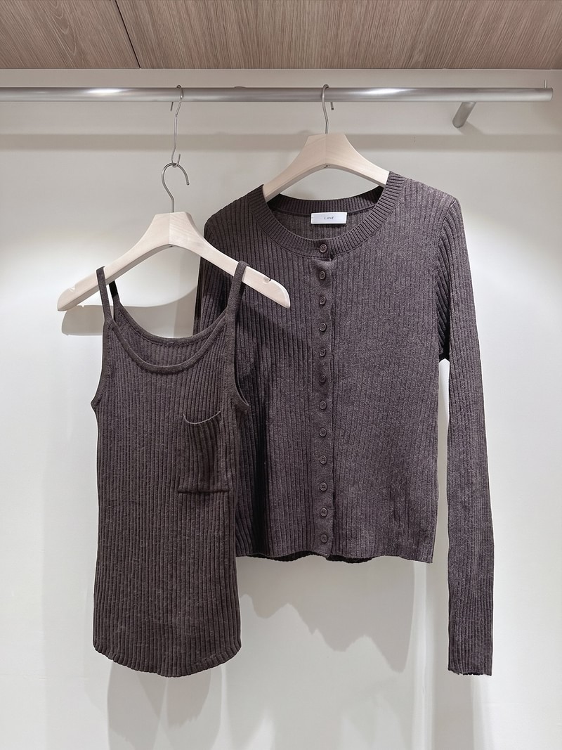 Ribbed Pocket Sleeveless Cardigan Set by J dew for Women - view 3