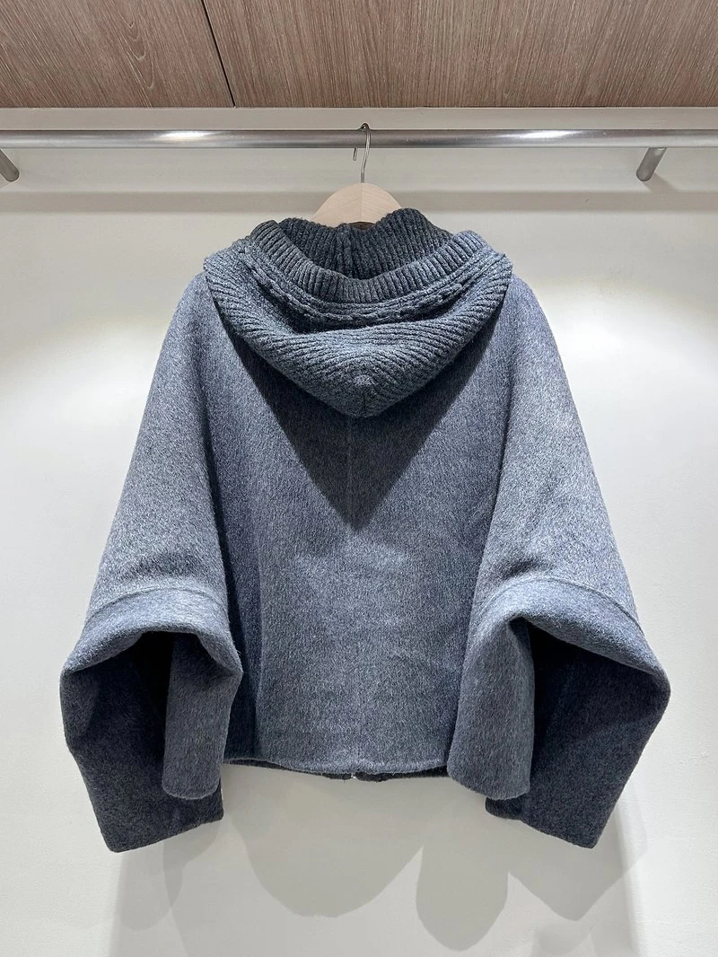 Knit Hooded Handmade Jacket by J dew for Women - view 3