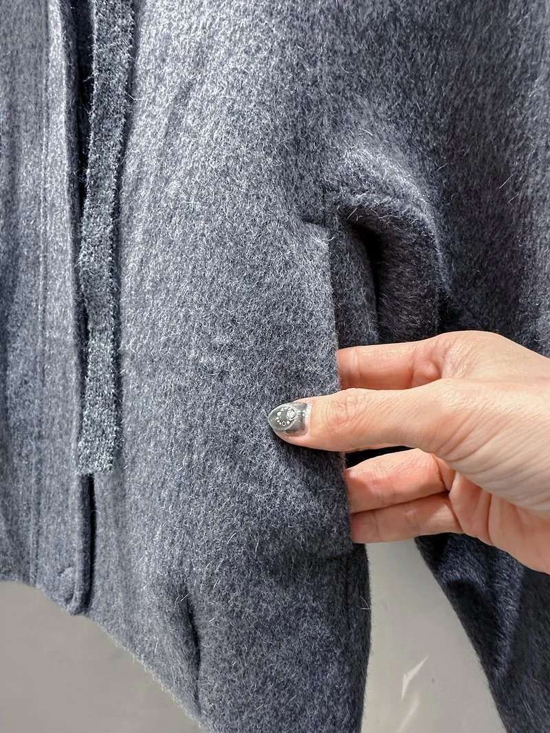 Knit Hooded Handmade Jacket by J dew for Women - view 7