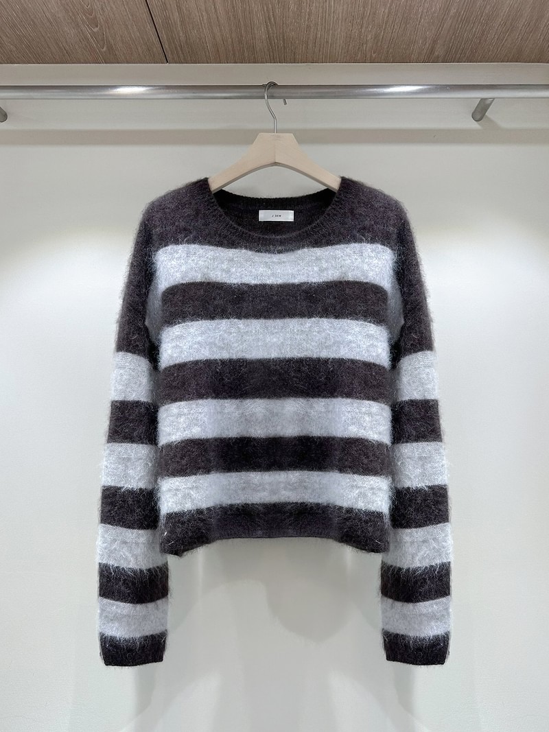Cashmere Hairy Stripe Knit by J dew for Women - view 2