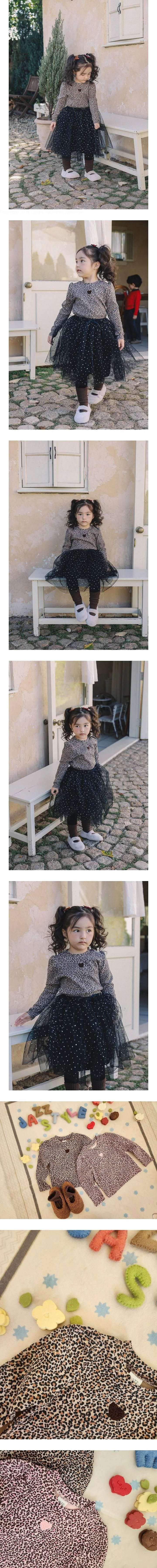 Leopard Heart Blouse by Jazz for Child - view 1