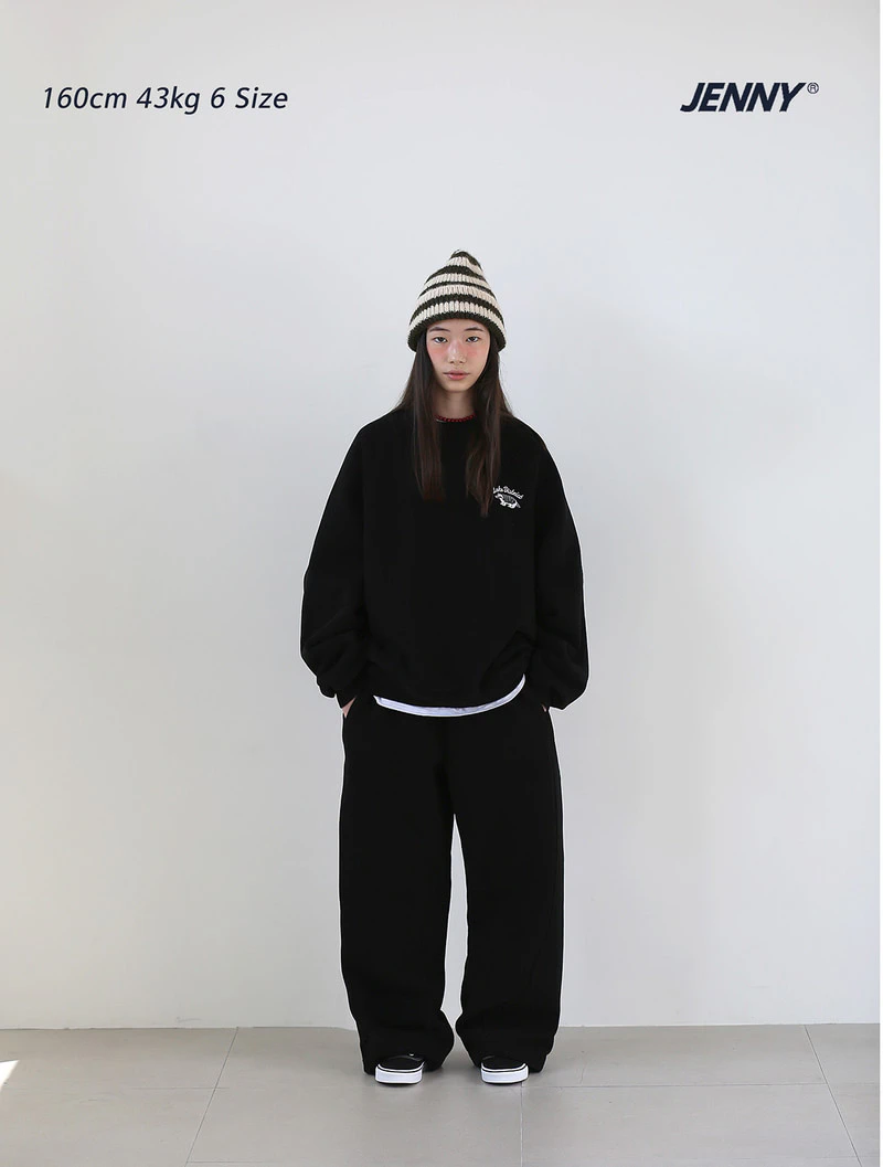 Basic Fleeced Straight Pants by Jenny Basic for Child - view 10
